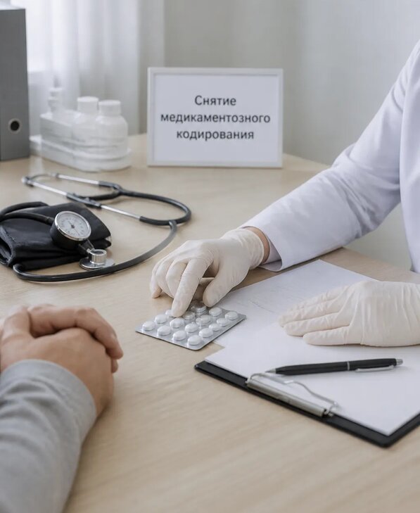 Снятие медикаментозного кодирования в Удомле от 5195 р. | Медзона